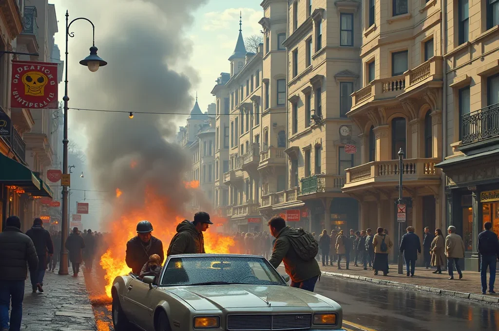 Representación abstracta de la barrera cutánea mediante elementos arquitectónicos