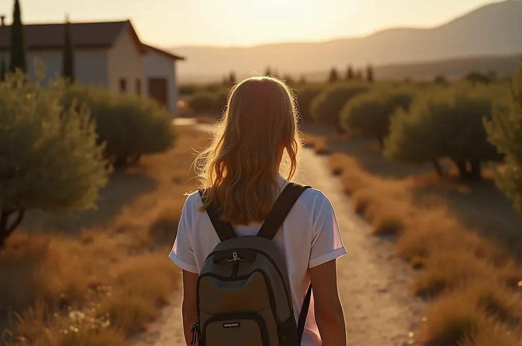 Contraste visual entre resort tradicional y eco-lodge integrado en paisaje natural español