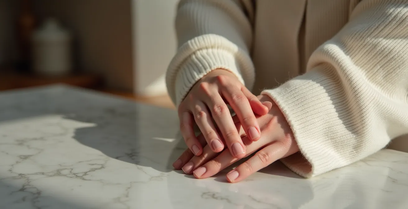 Interior contemporáneo con equilibrio de texturas naturales sofisticadas