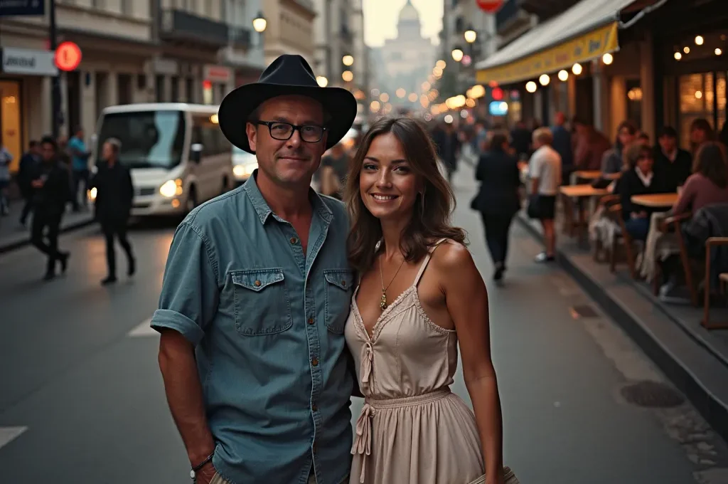 Vista aérea de un barrio español con puntos de conexión iluminados representando relaciones profesionales