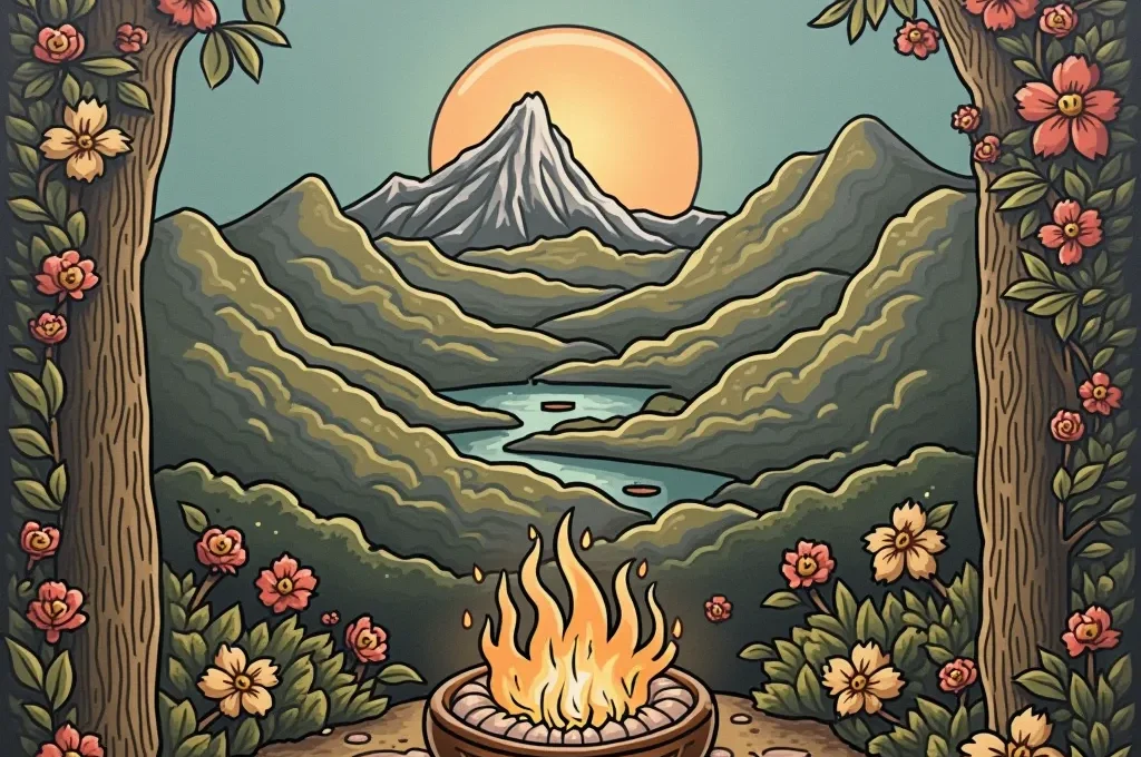 Vista macro de muestras de pintura y textiles mostrando la armonía cromática de una paleta unificada