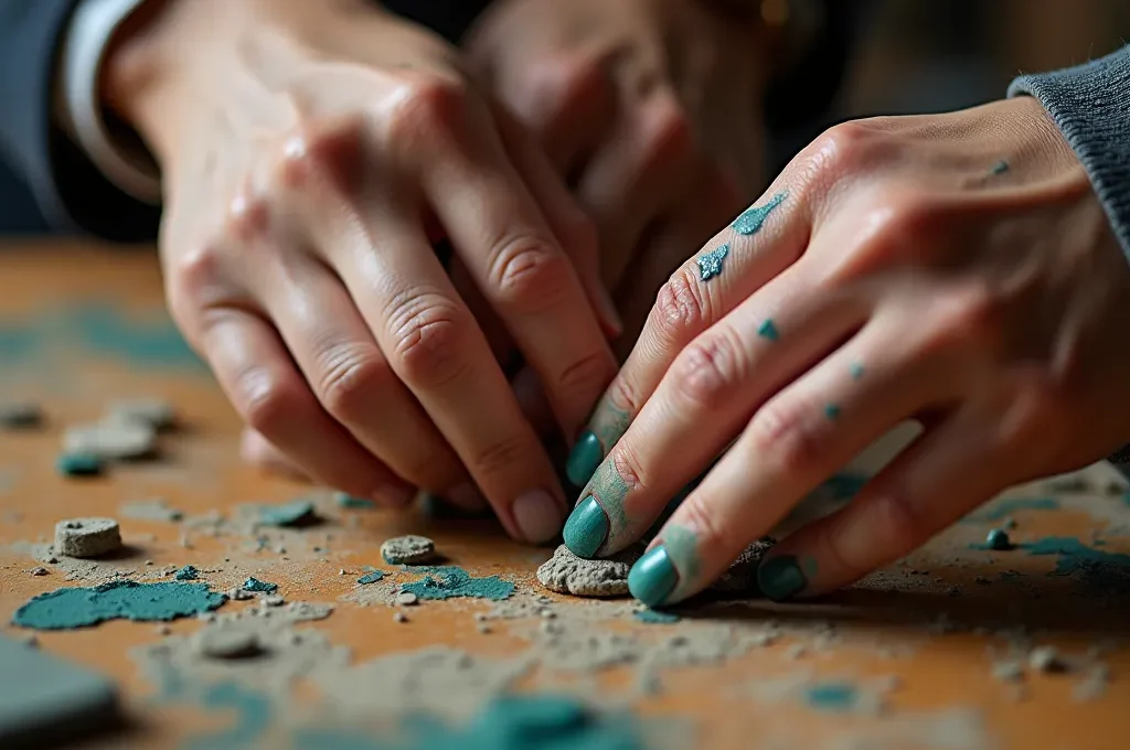 Profesional colaborando en espacio cultural comunitario español